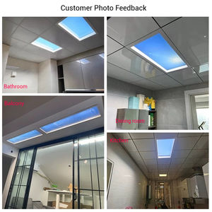 스마트 홈 오피스 블루 스카이 라이트 투야 WiFi 응용 프로그램 음성 제어 600*1200mm 블루 스카이 라이트 LED 하늘 천장 - Product Image 6