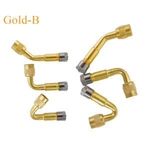 Adaptor Katup Ban Angin Grosir 45 90 135 Derajat Sudut Lengkung Adaptor Katup Ban Angin untuk Sepeda Alat Tangan - Product Image 2