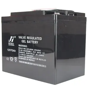 JLRS其他电池太阳能电池，储能凝胶电池12V 70Ah 100Ah，深循环铅酸电池200Ah 250Ah AGM太阳能电池