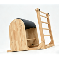 Equipo Profesional de Pilates de Madera de Roble, Barrel Ladder, para Gimnasios Comerciales y Estudios de Yoga, Corrector de Columna, Entrenamiento de Fuerza del Core
