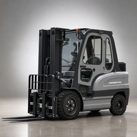 Chariot élévateur électrique à batterie lithium 4 tonnes 5 tonnes, CE ISO 60V, hauteur de levage 3m, chariot élévateur d'entrepôt, directement de l'usine