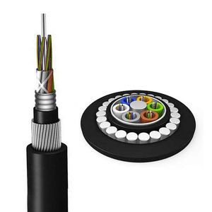 <span class=keywords><strong>Cable</strong></span> de <span class=keywords><strong>Fibra</strong></span> Óptica <span class=keywords><strong>Submarino</strong></span> Blindado DEKAM GYTA33 GYTY 33 GYFTY 33, Tubo Suelto Trenzado, 6 12 24 32 48 Núcleos, Longitud de 1 km 2 km - Product Image 3