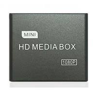 Mini Reproductor Multimedia HD 1080P con Pantalla AD, USB, Video Multimedia, HDD, Reproductor de Video AV IR MKV/SD/MMC/AV/Reanudación Automática, Hecho en Shenzhen