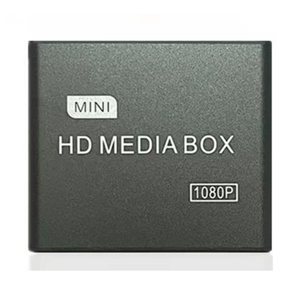 เครื่องเล่นมีเดียขนาดเล็ก Mini HD 1080P รองรับจอแสดงผล <span class=keywords><strong>AD</strong></span> เชื่อมต่อผ่าน USB เล่นวิดีโอ มัลติมีเดีย รองรับ HDD กล่องวิดีโอ AV IR MKV/SD/<span class=keywords><strong>MMC</strong></span>/AV/เล่นอัตโนมัติ ต่อเนื่อง ผลิตที่เซินเจิ้น - Product Image 1