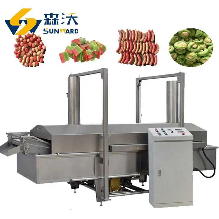 Volautomatische Jinan Sunward Food Grade Food Machines Voor Gebakken Knapperige Bugels 3d Pellet Snacks Pellet Machine Plant Maker