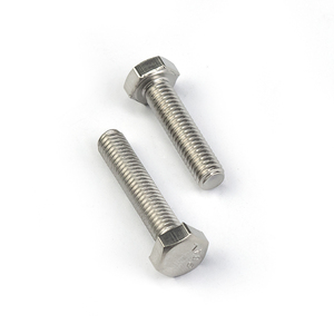 สลักเกลียวหกเหลี่ยมสแตนเลส M5-M24 904l สลักเกลียวสแตนเลส 904l สลักเกลียวหกเหลี่ยมและน็อตเกลียวเต็ม Din933 สลักเกลียวหัวหกเหลี่ยม - Product Image 3