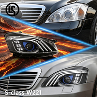 Nouveaux accessoires automobiles LS, phare LED 6000K pour Mercedes-Benz W221 2006-2013 S300 S400 DRL Signal, style Maybach, lentille de projecteur