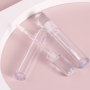 Grosir tabung lipgloss persegi kosong hitam pink emas putih tabung lip gloss beku Dan kotak label kustom - Product Image 3