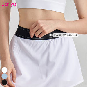Janya Dames Upf50 + Casual Minigolf Tennisrok Elastische Taille <span class=keywords><strong>2</strong></span>-In-1 Pocket Sun Proof Gym Fitness Piekbal Ademende Yoga - Product Image 5