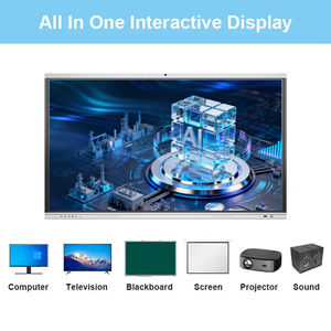 Panneau de conférence interactif avec caméra IA, écran partagé multi-écrans et prise en charge <span class=keywords><strong>OPS</strong></span> pour les réunions hybrides, les présentations, l'utilisation en classe - Product Image 2