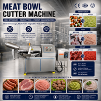 Machine automatique de découpe de viande pour la fabrication de saucisses, de galettes de burger, de boulettes de viande, de pâté, de pâte de poisson et d'émulsion de viande