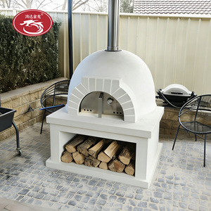 Four à pizza industriel italien multifonctionnel au bois, autoportant, extérieur, en céramique, avec contrôle numérique de la température, pour usage domestique - Product Image 1