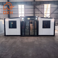 Casa Contenedor Expandible de Doble Ala, Directo de Fábrica, Impermeable, Prefabricada, para Uso como Dormitorio para Personal en Sitios Turísticos
