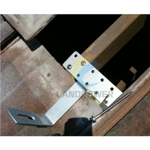<span class=keywords><strong>Crochet</strong></span> <span class=keywords><strong>de</strong></span> fixation pour toit en tuiles Landpower Solar, installation facile, surface anodisée, capacité <span class=keywords><strong>de</strong></span> charge vent 60 m/s et charge neige 1,4 KN/m² - Product Image 5