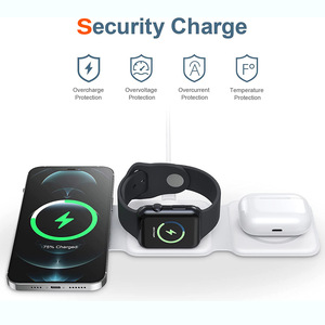 <span class=keywords><strong>Cargador</strong></span> de muelle de viaje de 15W 3 en 1 <span class=keywords><strong>cargador</strong></span> inalámbrico magnético portátil plegable para Vivo Xiaomi Huawei <span class=keywords><strong>Redmi</strong></span> Samsung Oppo Compatible - Product Image 6