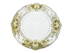 Assiettes de Présentation Rondes en Plastique de Luxe Décoratives, Design Classique, Durables, pour Mariage et Fêtes, Vente Chaude du Fournisseur Grossiste - Product Image 5