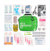Trousse de premiers soins pour chat et chien pour la voiture, trousse d'urgence pour animaux de compagnie pour la maison, le bureau, les voyages, essentiels de camping pour chiens, trousse de premiers soins