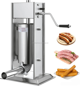 Machines de remplissage manuelles 3L 5L 7L en acier inoxydable, <span class=keywords><strong>poussoir</strong></span> à saucisses de bonne qualité, machine à fabriquer des saucisses, nouveauté - Product Image 5