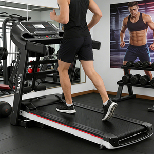 Tapis roulant pliable pour la maison, bande de course de 1000*400 mm, moteur de 2,0 CV, 14 km/h, équipement de fitness avec programmes P1-P12 et minuteur - Product Image 3