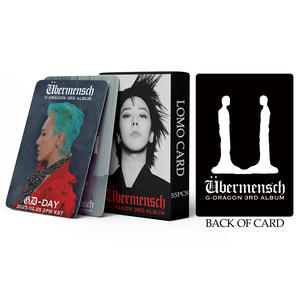 Kpop 55ชิ้น/กล่อง G-DRAGON ubermensch photocard LOMO บัตรภาพแย่ - Product Image 3