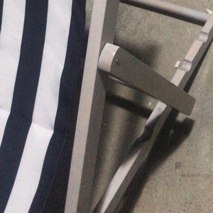 Tumbona con Respaldo Ajustable, Tela a Rayas, Dimensiones Personalizables, Secado Rápido, para Jardín o Villa Privada - Product Image 4