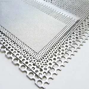 0.5mm di lamiera perforata Metal3mm di metallo traforato 20 maglie 304 in acciaio inossidabile punzonatura platemetale Meshpunched Mesh