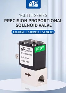 Yclt11 Độ chính xác cao khí tỷ lệ kiểm soát dòng chảy van điện từ 12VDC PWM - Product Image 6