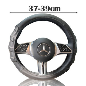 Copri volante in pelle resistente antiscivolo da 37.5 39.5cm in stile sportivo per accessori per auto per modelli BMW e up - Product Image 2