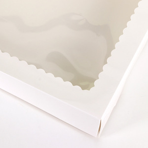 Boîtes de boulangerie rectangulaires avec grande fenêtre transparente, qualité alimentaire, finition mate, pour tartes, desserts, cupcakes, sushis et sucre - Product Image 3