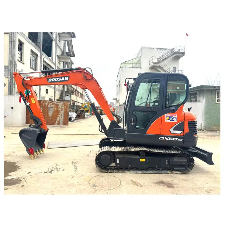 Originale usato Doosan Dx60 escavatore Mini escavatore Doosan originale Dx60-9 Dh60 Dx55 Dx60-7 Dx80 Dx75 per la vendita