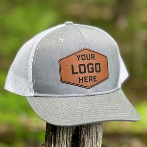 Casquette Trucker Homme Personnalisable 6 Panneaux Réglable Style 112 Broderie Maille Patch Cuir Personnalisé Certifié BSCI Vierge Richardson - Product Image 2