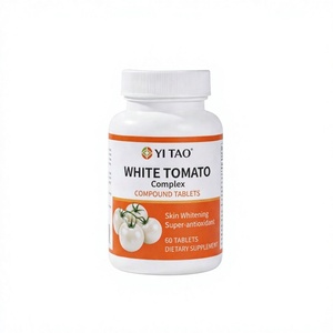 Tabletas de Tomate Blanco Súper Antioxidantes OEM/ODM, Complejo Blanqueador de Piel, Suplemento Dietético para una Piel Radiante y Protección Solar - Product Image 1