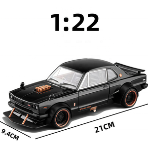 Coche de Metal Fundido a Presión 1:22 1TH <span class=keywords><strong>GTR</strong></span> V8 con Sonido y Luz, Puertas Abatibles, Decoración Coleccionable - Product Image 1