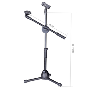 Soporte de Micrófono de Piso de Metal de Alta Calidad, Brazo Telescópico Profesional Ajustable con Base de Trípode para Escenario - Product Image 6