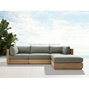 Bahçe mobilyaları satış veranda balkon mobilya setleri açık tik dört adet kanepeler kesitleri