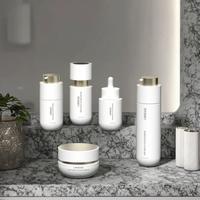 30g 50g 100g 30ml 50ml 100ml 120ml compte-gouttes sérum huile bouteille en verre pompe lotion blanc mat soins de la peau ensembles d'emballage