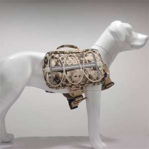 Costom <span class=keywords><strong>chien</strong></span> de compagnie voyage marche transporteur <span class=keywords><strong>transport</strong></span> sac à dos pour moyens grands chiens <span class=keywords><strong>chien</strong></span> taille sac de selle - Product Image 5