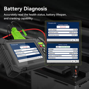 เครื่องสแกนวินิจฉัยมอเตอร์ไซค์อเนกประสงค์หน้าจอสัมผัสไร้สายขนาด 5.0 นิ้ว รุ่น M208 เวอร์ชันเต็ม พร้อ<span class=keywords><strong>ม</strong></span>ฟังก์ชันวิเคราะห์เครื่องยนต์และทดสอบแบตเตอรี่ - Product Image 6