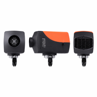 Chauffage de stationnement diesel portable 2KW-5KW 12V/24V, chauffage diesel à air avec écran LCD, faible consommation de carburant pour camion, camping-car, maison