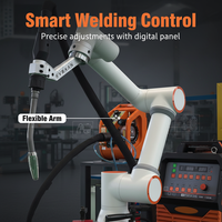 Robot de soudage collaboratif avec PLC et moteur 3 kW 380V/220V, prêt à l'emploi pour les espaces étroits et fermés