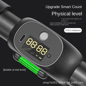 Nouvelle barre à quatre pieds de porte horizontale supérieure de ménage d'intérieur sans poinçon pour enfants avec chronographe comptant le corps en acier - Product Image 2