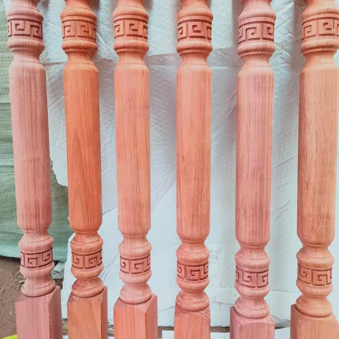 Классический дизайн, деревянные перила для внутренних лестниц, деревянные балясины и ступени