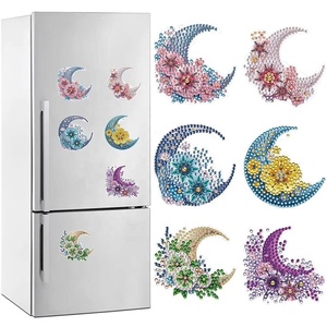 Aimant de réfrigérateur de Noël Art Déco Dinosaure Diamant, Décoration Maison et Cuisine avec Autocollant Magnétique Énergie Renouvelable - Product Image 4
