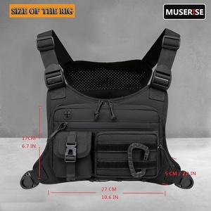 Sac de Poitrine Tactique de Camouflage pour Hommes - Modèle A76 Respirant et Léger pour Voyages Transfrontaliers en Plein Air - Édition Été 2023 - Réduction de la Charge - Product Image 2