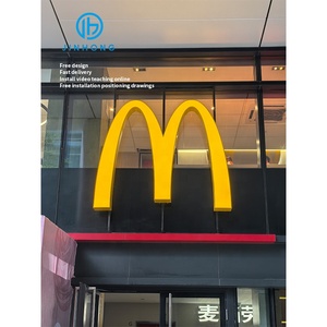 Segno principale esterno segno Led segno luminoso Vaccum formando retroilluminato acrilico 3d Led segno di lettera produttore del LOGO del negozio - Product Image 2