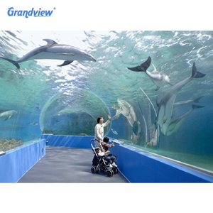 Fabricant de tunnels d'aquariums en acrylique transparents, <span class=keywords><strong>grand</strong></span> format, sur mesure, de luxe, avec panneau transparent moulé courbé à usage unique <span class=keywords><strong>pour</strong></span> fenêtre sous-marine - Product Image 3