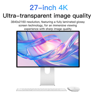 Écran de jeu Kuycon P27G ultra-clair haute définition IPS 500cd/m² 4K 60Hz 27 pouces avec support - Product Image 4
