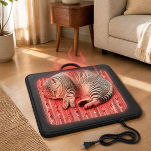 Tapis infrarouge LED ZT Pet Animal avec cristaux et minéraux naturels, thérapie par lumière rouge 660nm 850nm pour soulager la douleur - Product Image 1