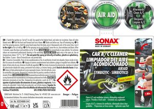 Nettoyant d'air symbiotique Airaid de qualité supérieure, parfum citron vert, 100 ml, élimine les odeurs dans les systèmes de climatisation des voitures - Product Image 4