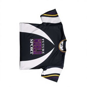 Camiseta Deportiva Personalizada de Fútbol Americano, Corte Holgado, Diseño Sublimado en Malla, para Hombre, Poliéster/Algodón, Secado Rápido - Product Image 1